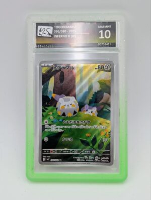 2025 Pokémon Japanese Inferno X Togedemaru 090/080 Secret Rare GetGraded Gem Mint 10