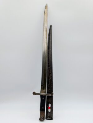 19th Century British Socket Bayonet with Steel Scabbard