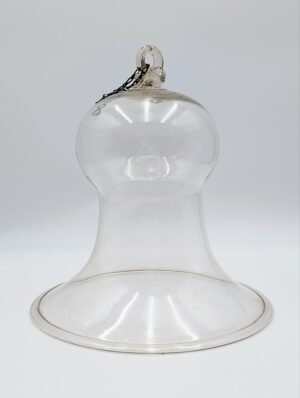 Victorian Hand Blown Glass Bell Dome Display Cloche