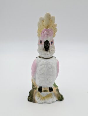 Victorian Nodding Head Cockatoo Automaton Figure With Moving Tongue