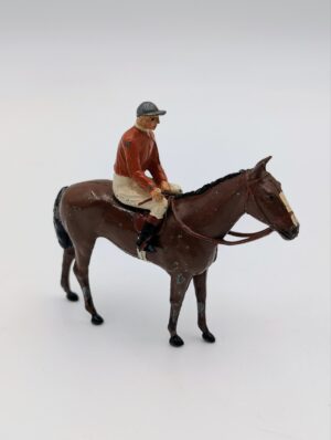 Britains Lead Figure – Marcel Boussac Racing Colours On Horseback