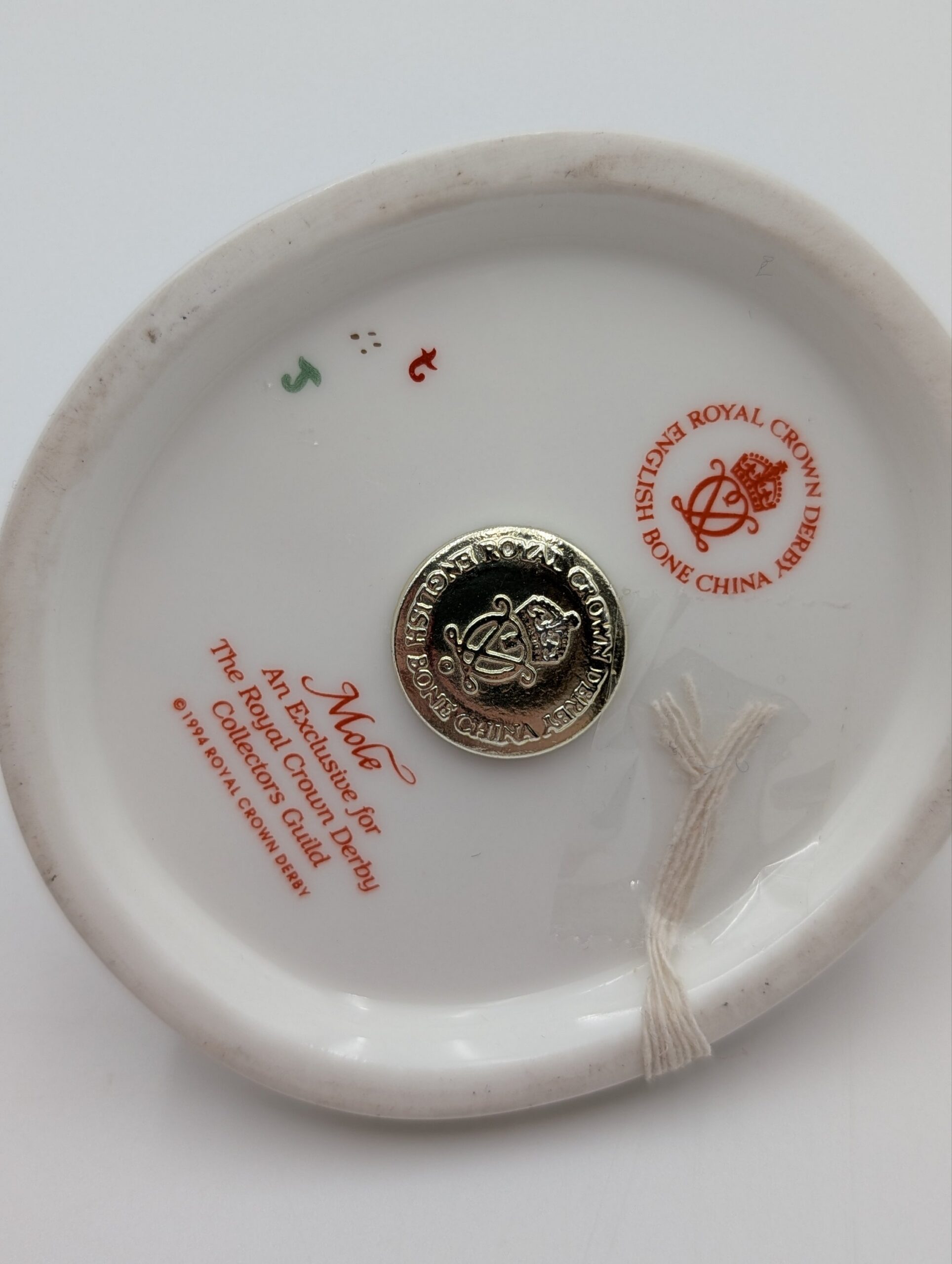 Royal Crown Derby Mole Paperweight – Gold Stopper – Collectors Guild - Image 3