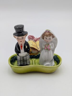 Vintage 1950s Bride & Groom Wedding Cruet Set – Salt & Pepper Shakers