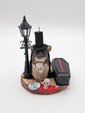 The Undertaker – Taxidermy Mouse Gothic Funeral Diorama
