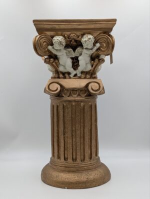Vintage Cherub Corinthian Column Stand / Pedestal