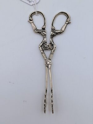Antique Sterling Silver Figural Sugar Tongs