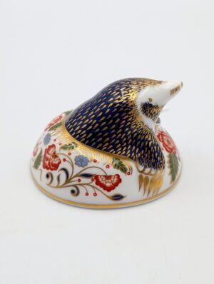 Royal Crown Derby Mole Paperweight – Gold Stopper – Collectors Guild