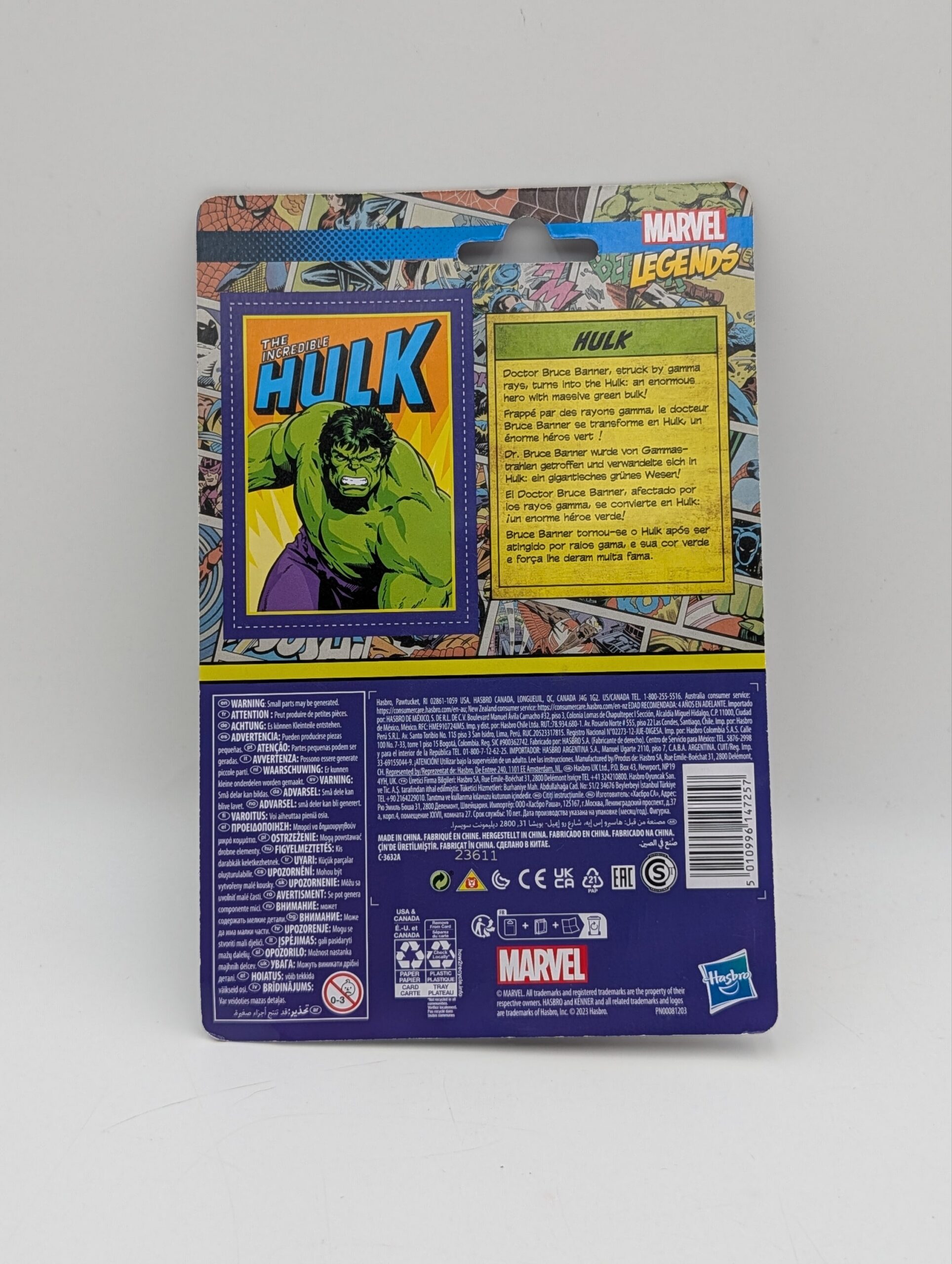 Marvel Legends Retro Collection The Incredible Hulk Action Figure – Kenner - Image 2