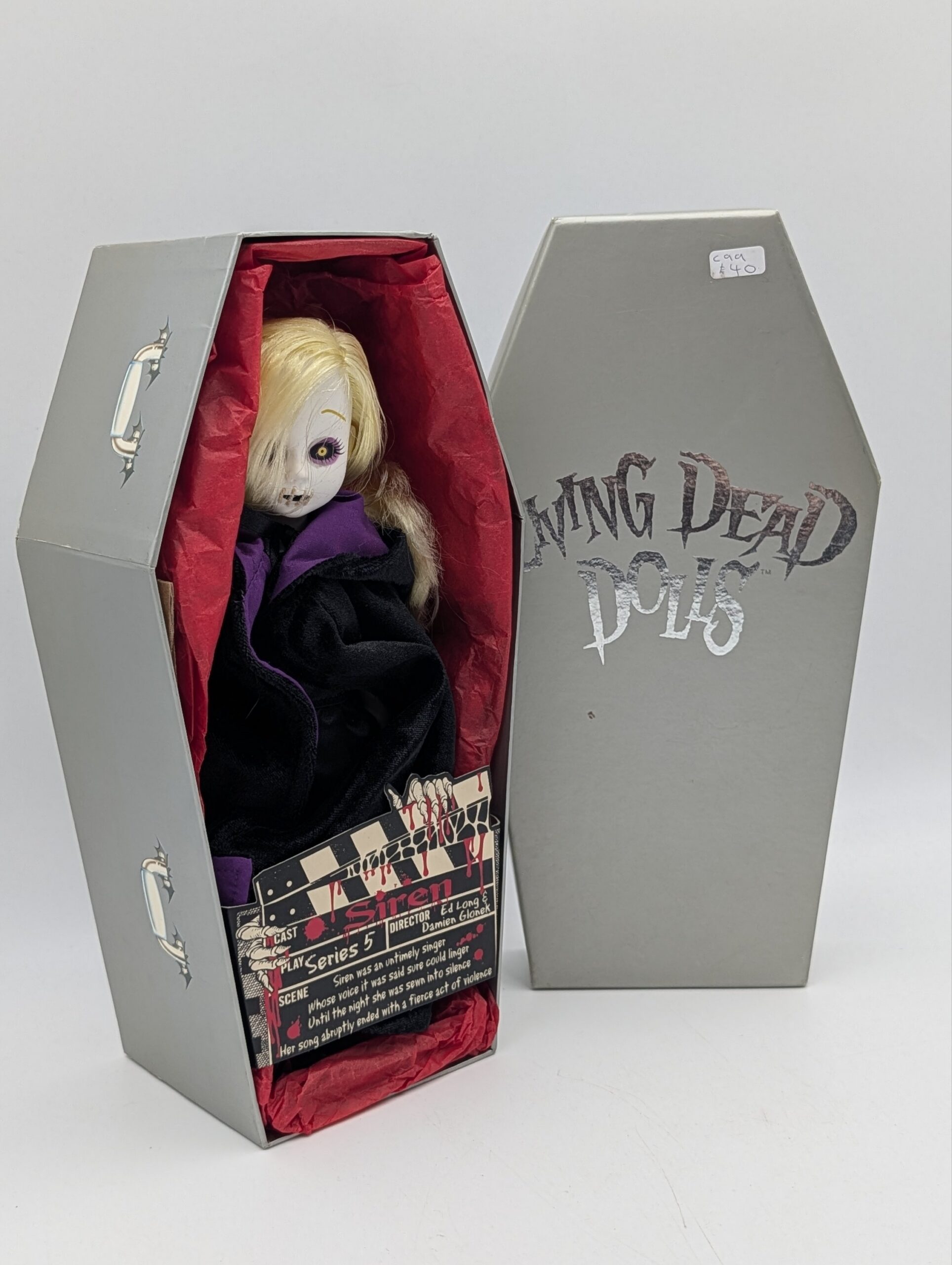 Living Dead Dolls Series 5 “Siren” Doll – Original Coffin Box - Image 3