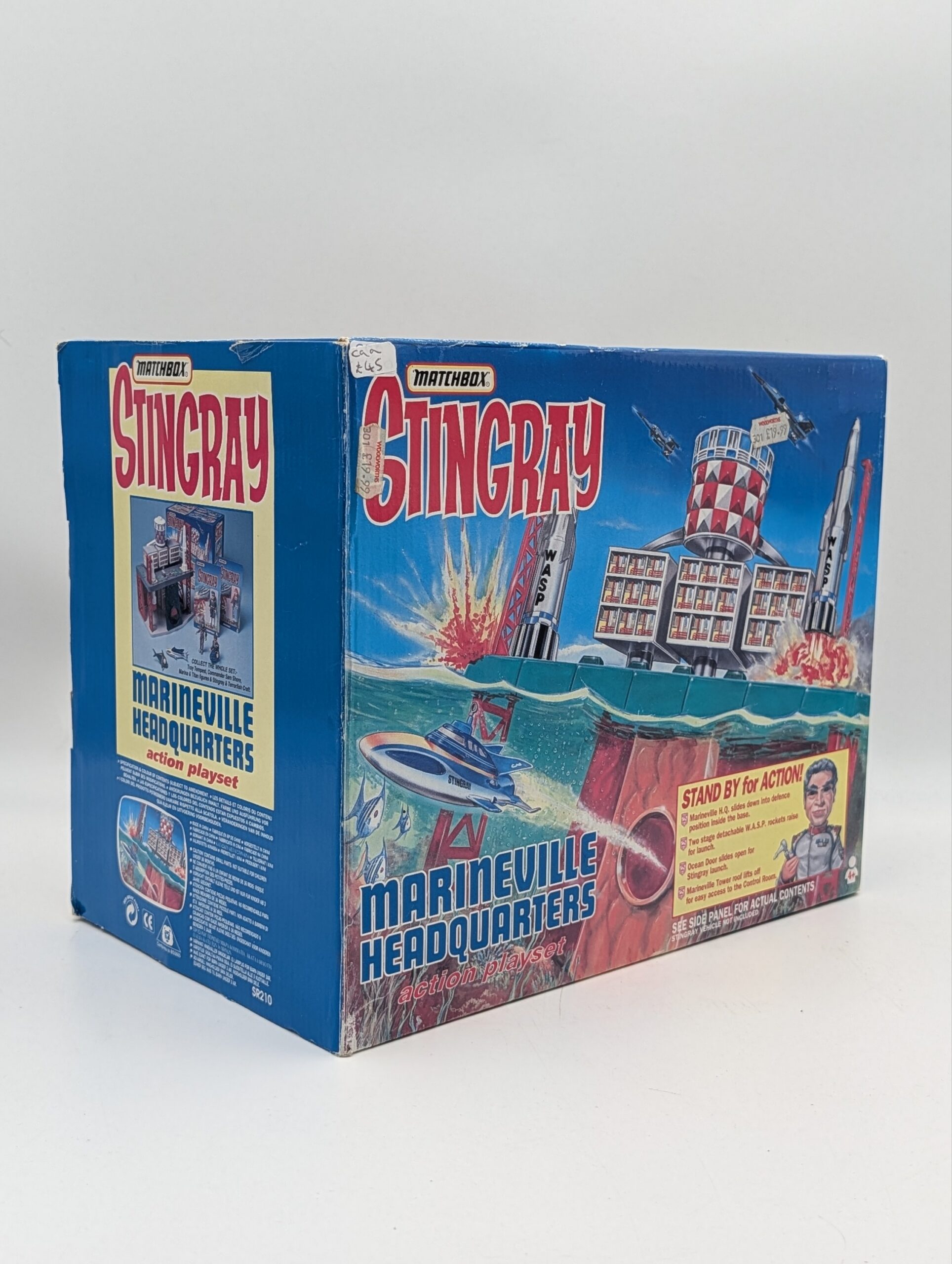 Vintage Matchbox Stingray Marineville Headquarters Action Playset – Boxed - Image 2