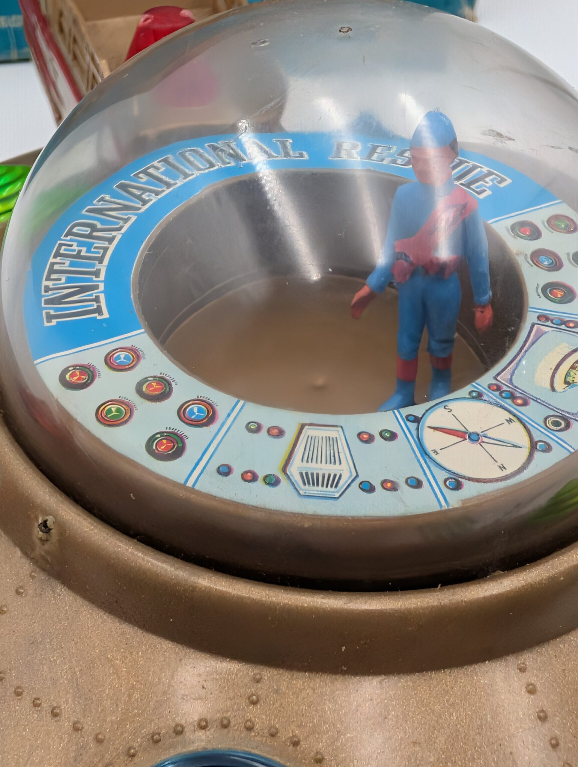 Vintage JR 21 Toy Thunderbirds 5 Battery Operated Space Monitor – Original Box - Image 2