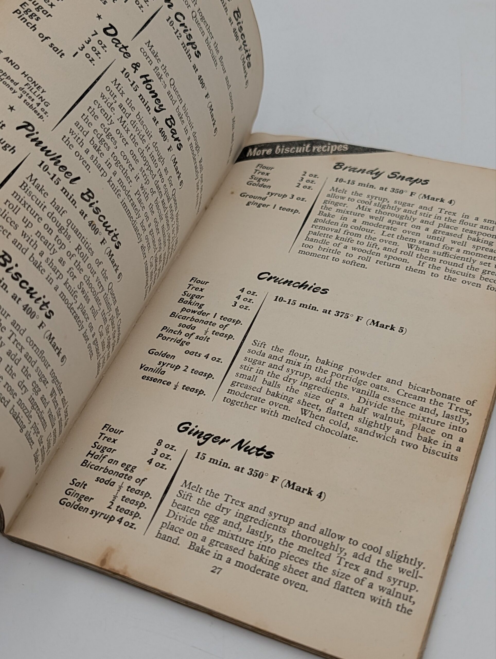 1950s Vintage Trex Cookery Recipe Book – Advertising Kitchenalia - Image 2