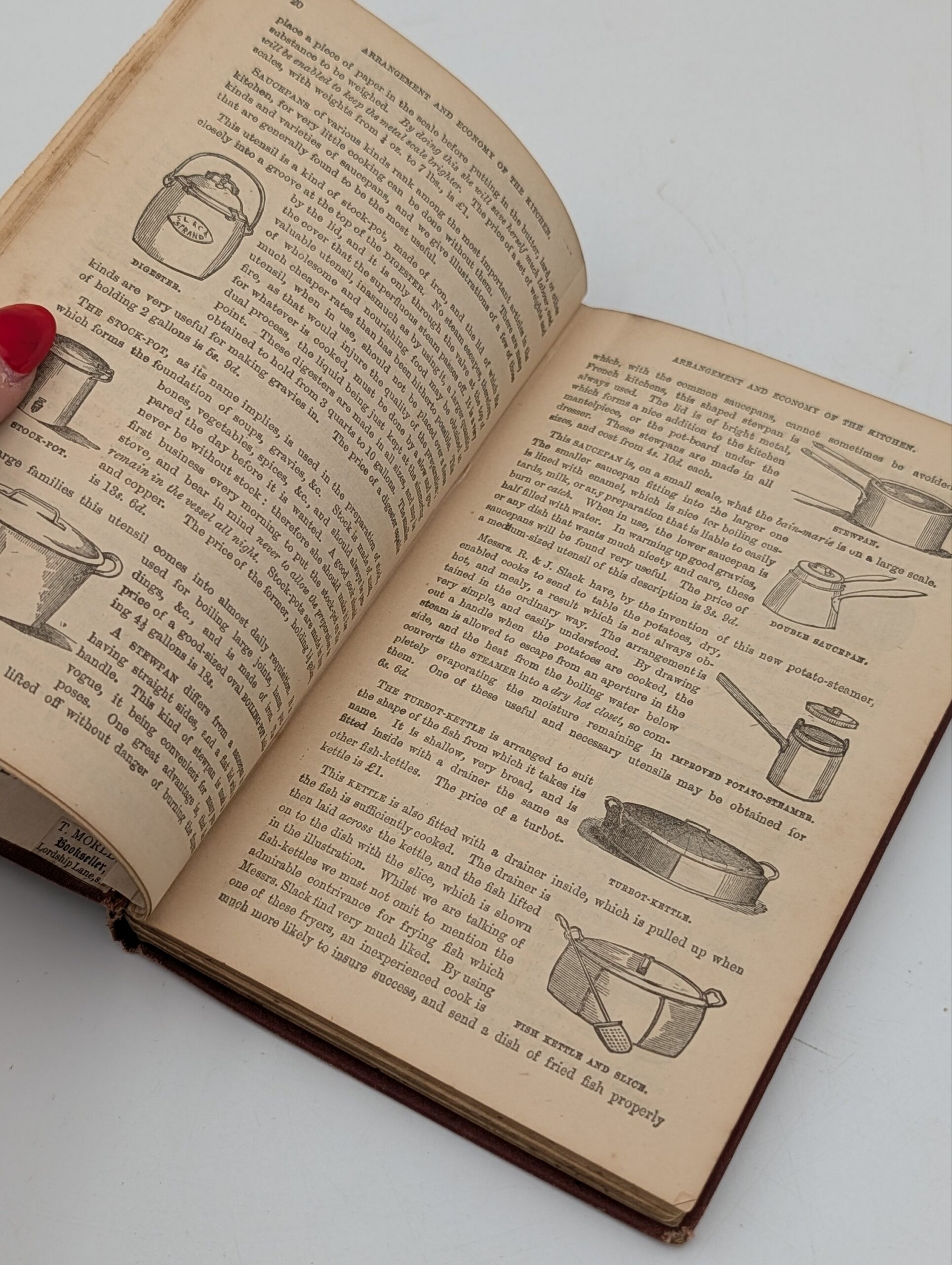 Victorian Mrs Beeton’s Shilling Cookery Book – The Englishwoman’s Cookery Book - Image 3
