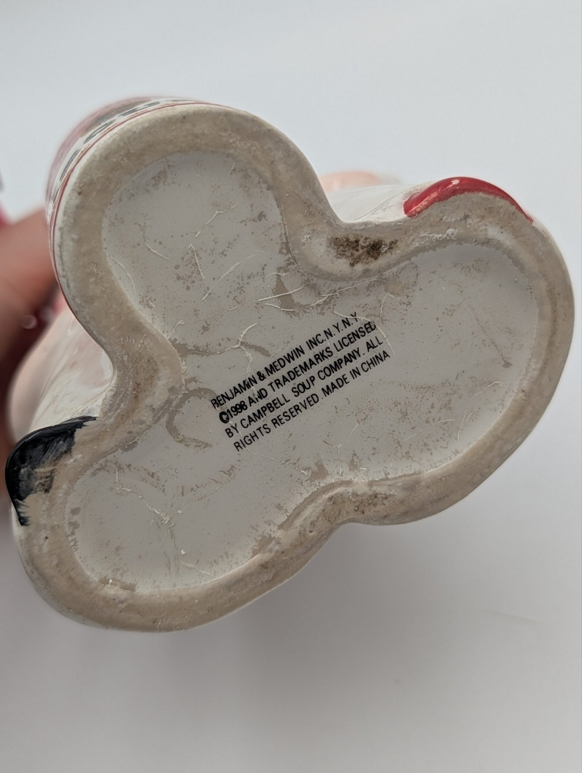 1988 Campbell’s Soup Kids Ceramic Soap Dispenser – Benjamin & Medwin - Image 4