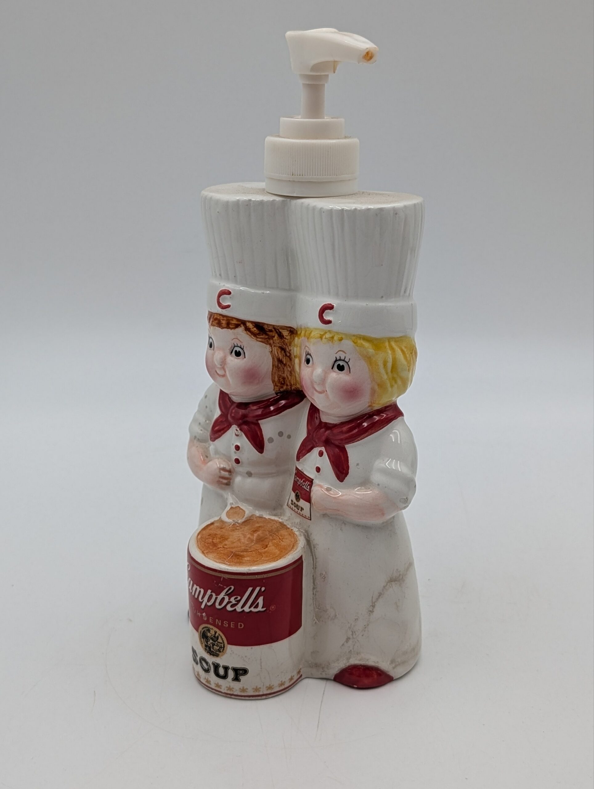 1988 Campbell’s Soup Kids Ceramic Soap Dispenser – Benjamin & Medwin - Image 3