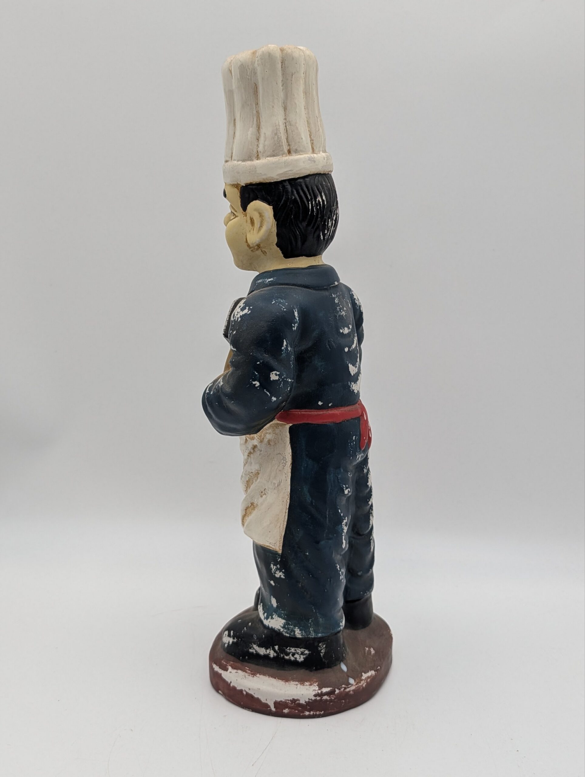 Vintage Hand-Painted Plaster Chef Advertising Figure - Image 4