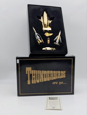 Limited Edition Matchbox Thunderbirds Gold-Plated Collector Set – Boxed with Certificate