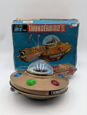 Vintage JR 21 Toy Thunderbirds 5 Battery Operated Space Monitor – Original Box