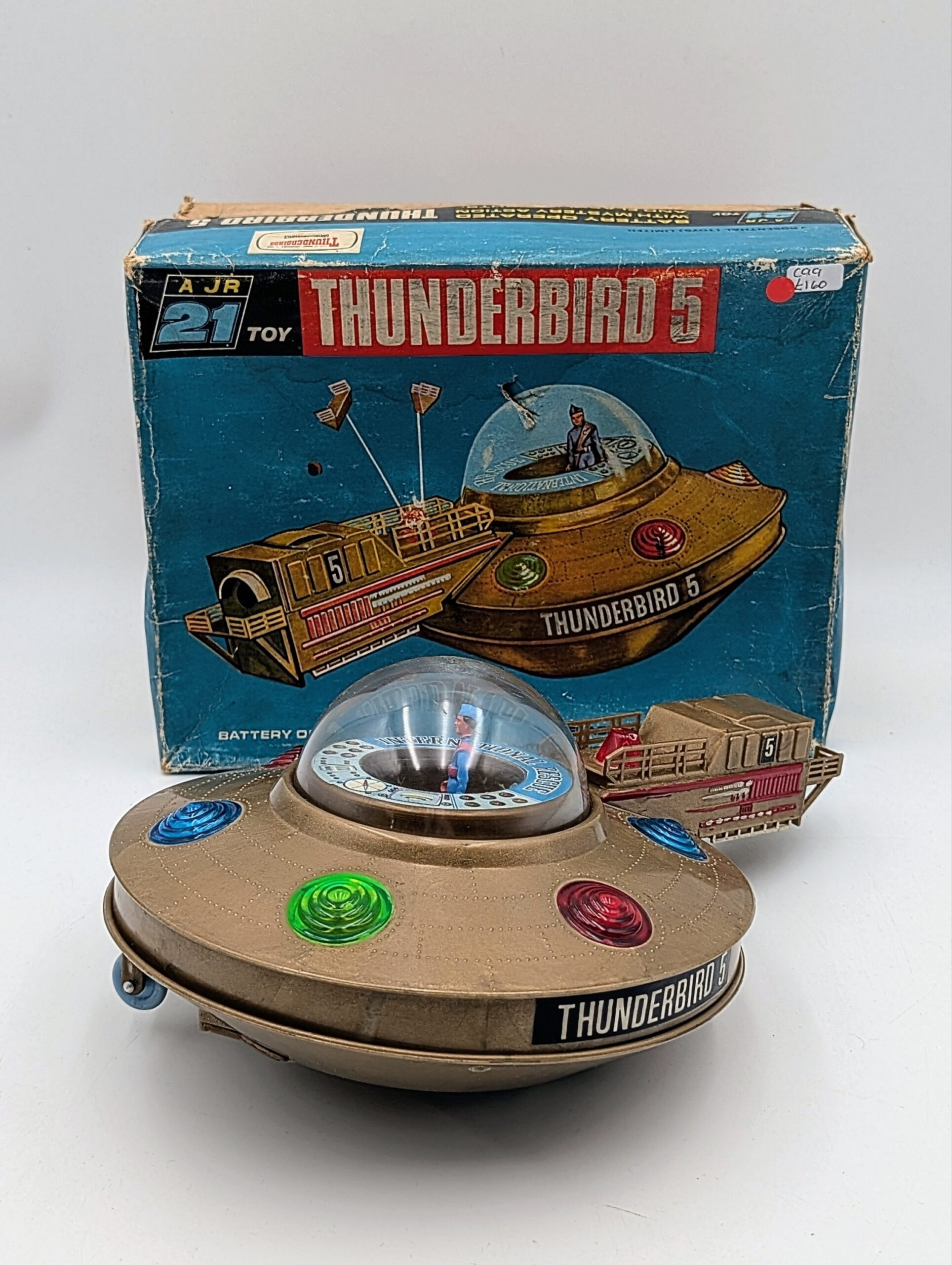 Vintage JR 21 Toy Thunderbirds 5 Battery Operated Space Monitor – Original Box