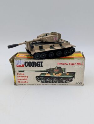 Vintage Corgi No. 900 PzKpfw Tiger Mk.I Tank – Boxed