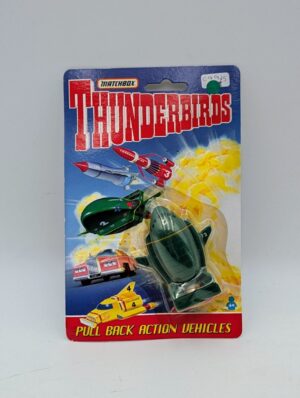 Vintage Matchbox Thunderbirds 2 Pull Back Action Vehicle – Sealed Carded