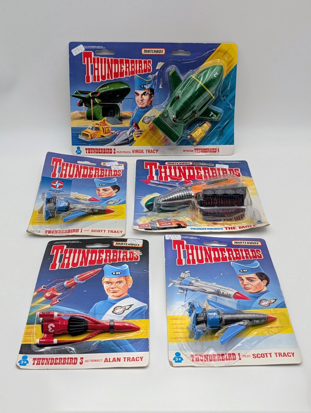 Vintage Matchbox Thunderbirds Vehicles – Choice of Thunderbird – Carded