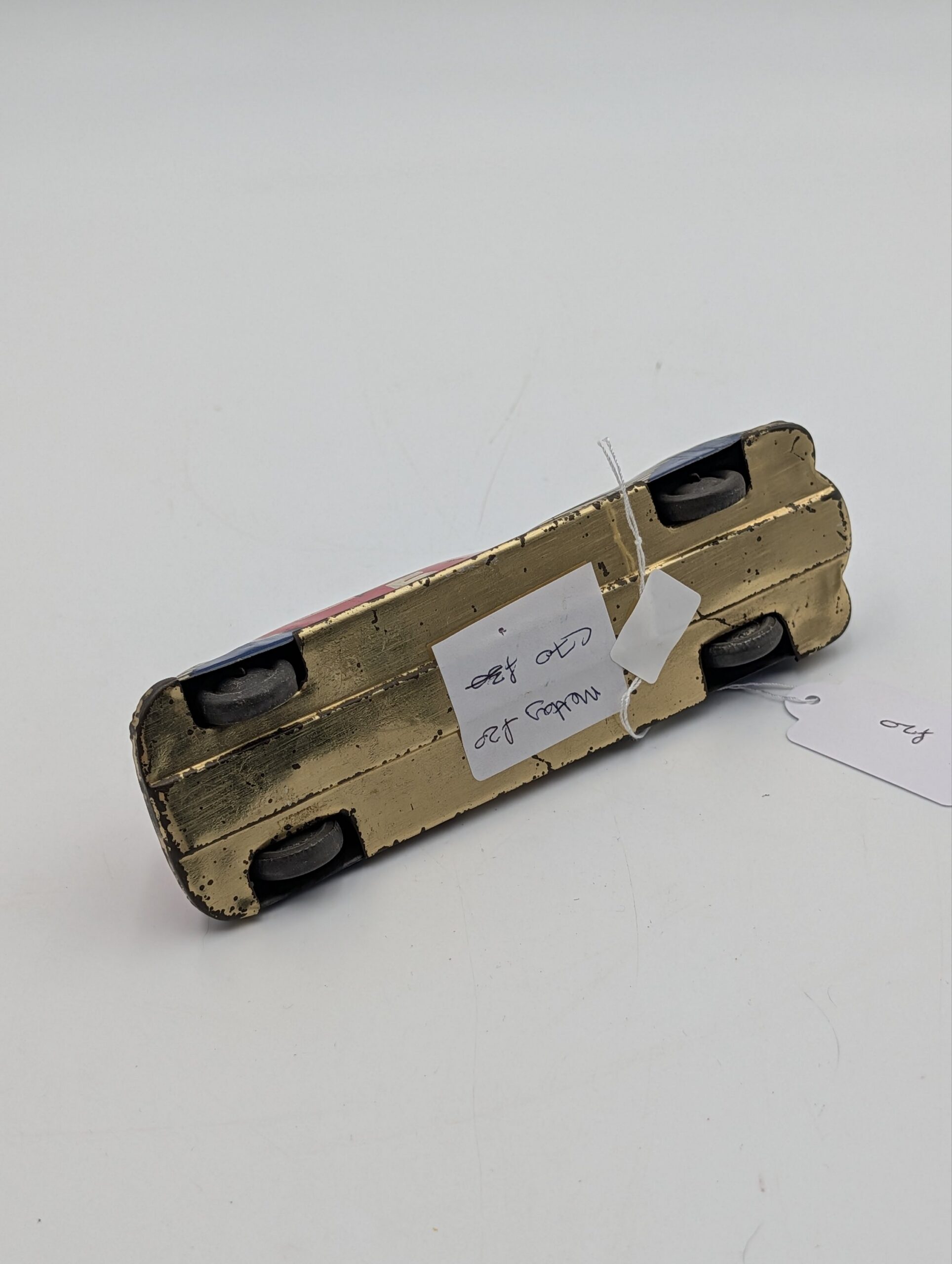 Vintage Mettoy No. 5 Tinplate Streamlined Racing Car - Image 2