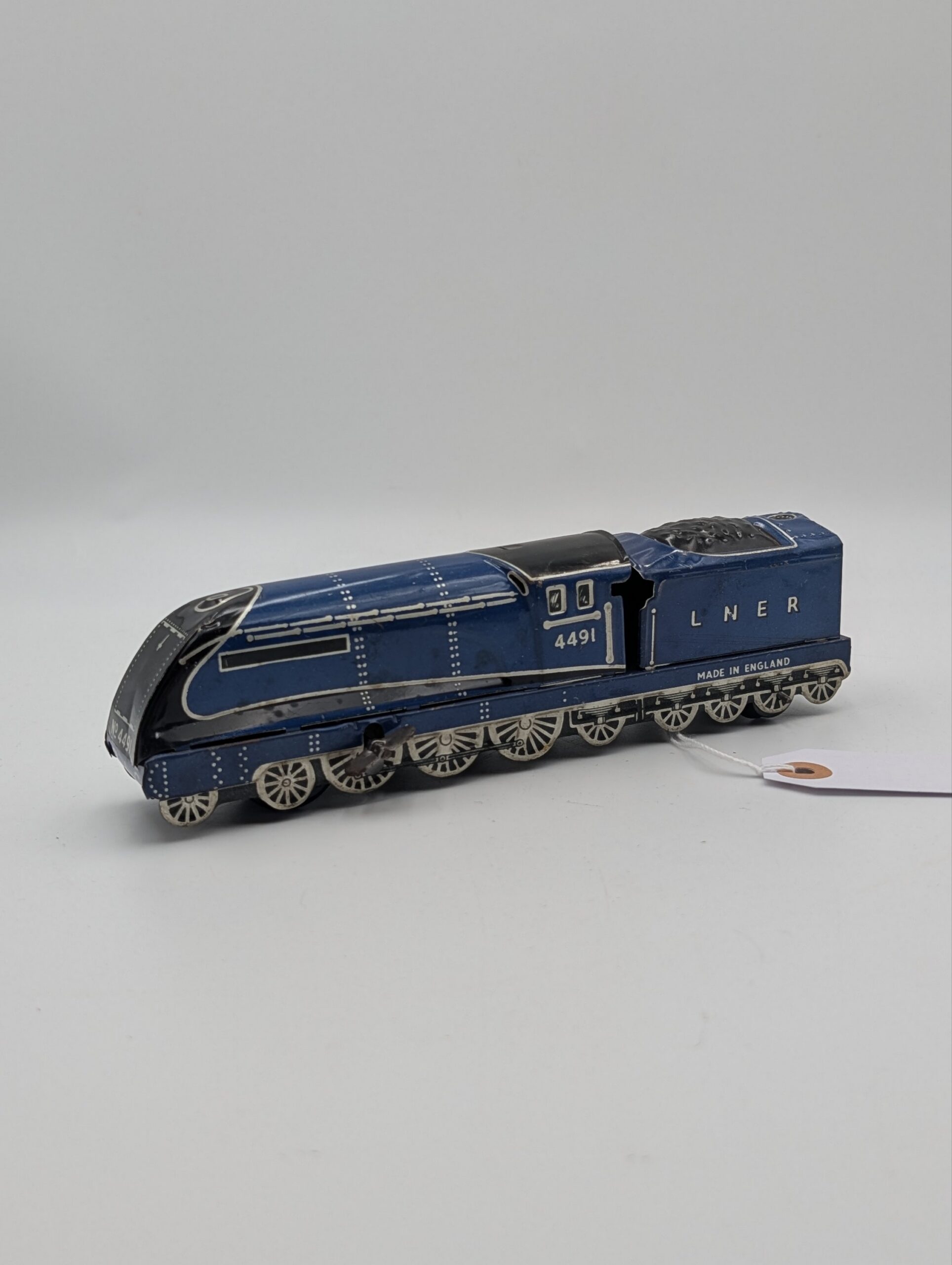 Vintage Mettoy LNER Mallard No. 4491 Tinplate Clockwork Locomotive - Image 3