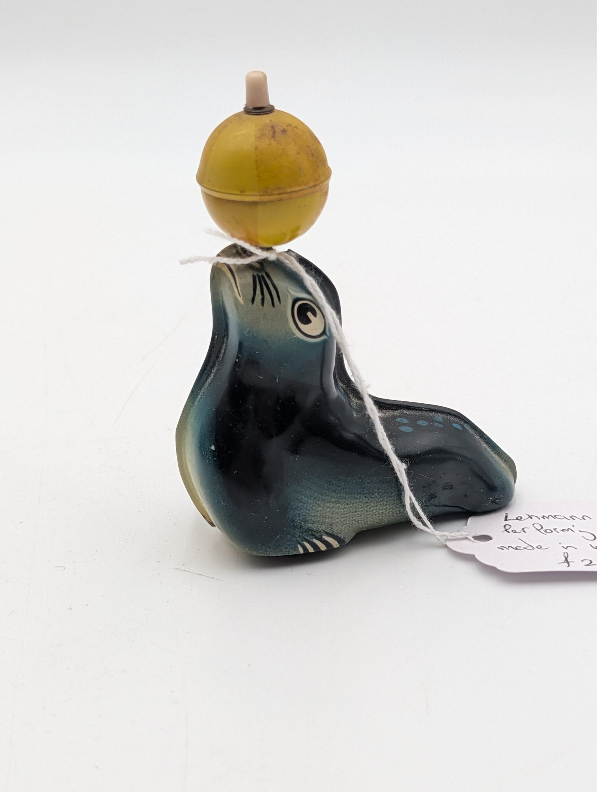 Vintage Lehmann AHA 910 Performing Seal Tinplate Clockwork Toy – West Germany - Image 3