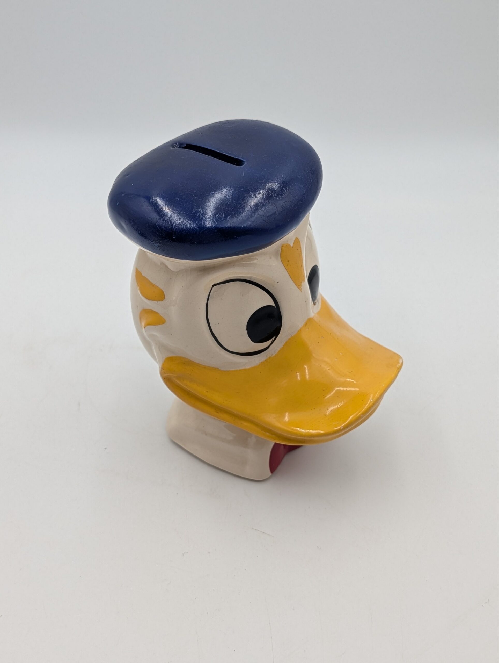 Vintage 1950s Donald Duck Ceramic Money Bank - Image 3