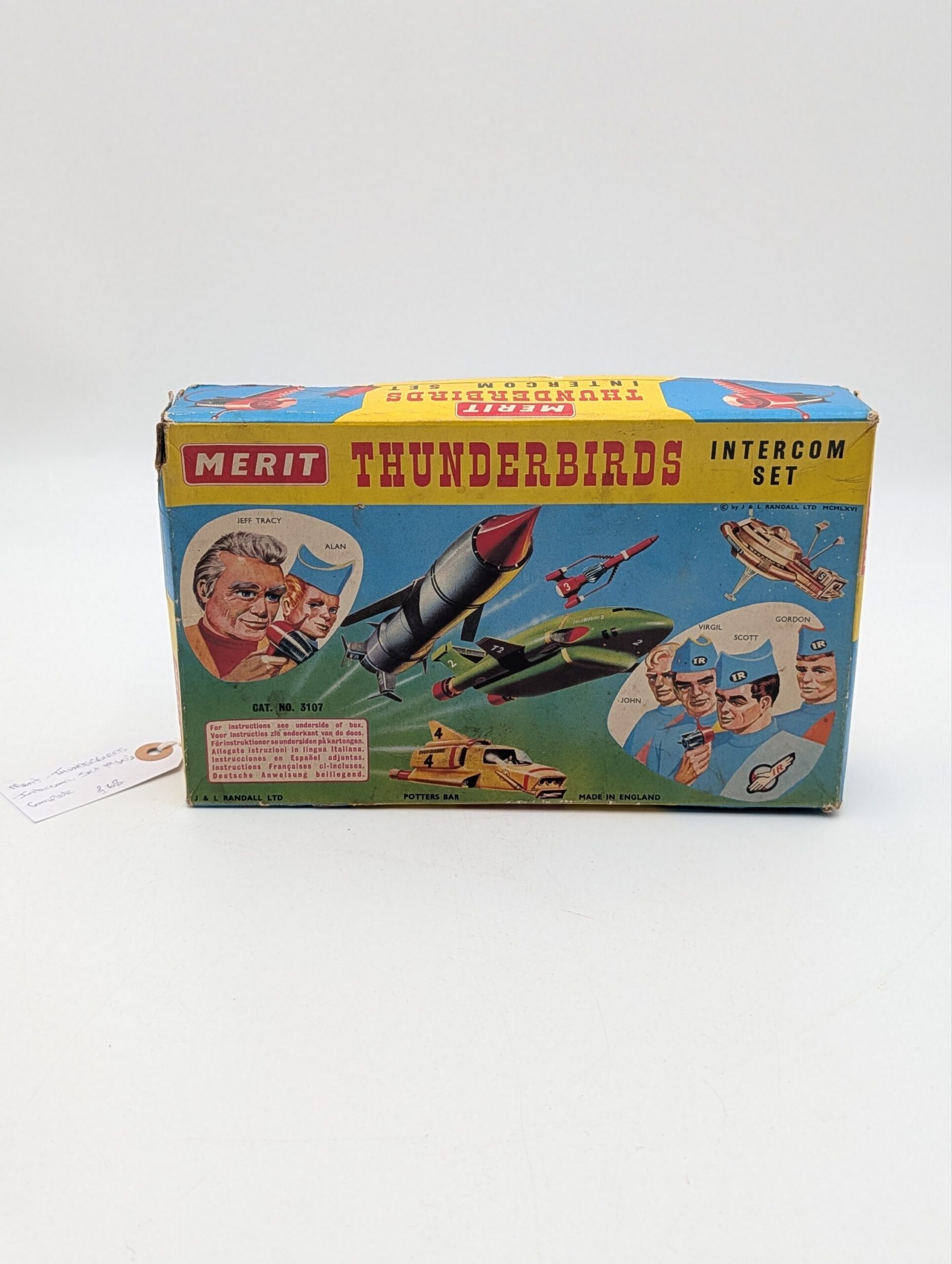 Vintage 1960s Merit Thunderbirds Intercom Set – Boxed J & L Randall - Image 2