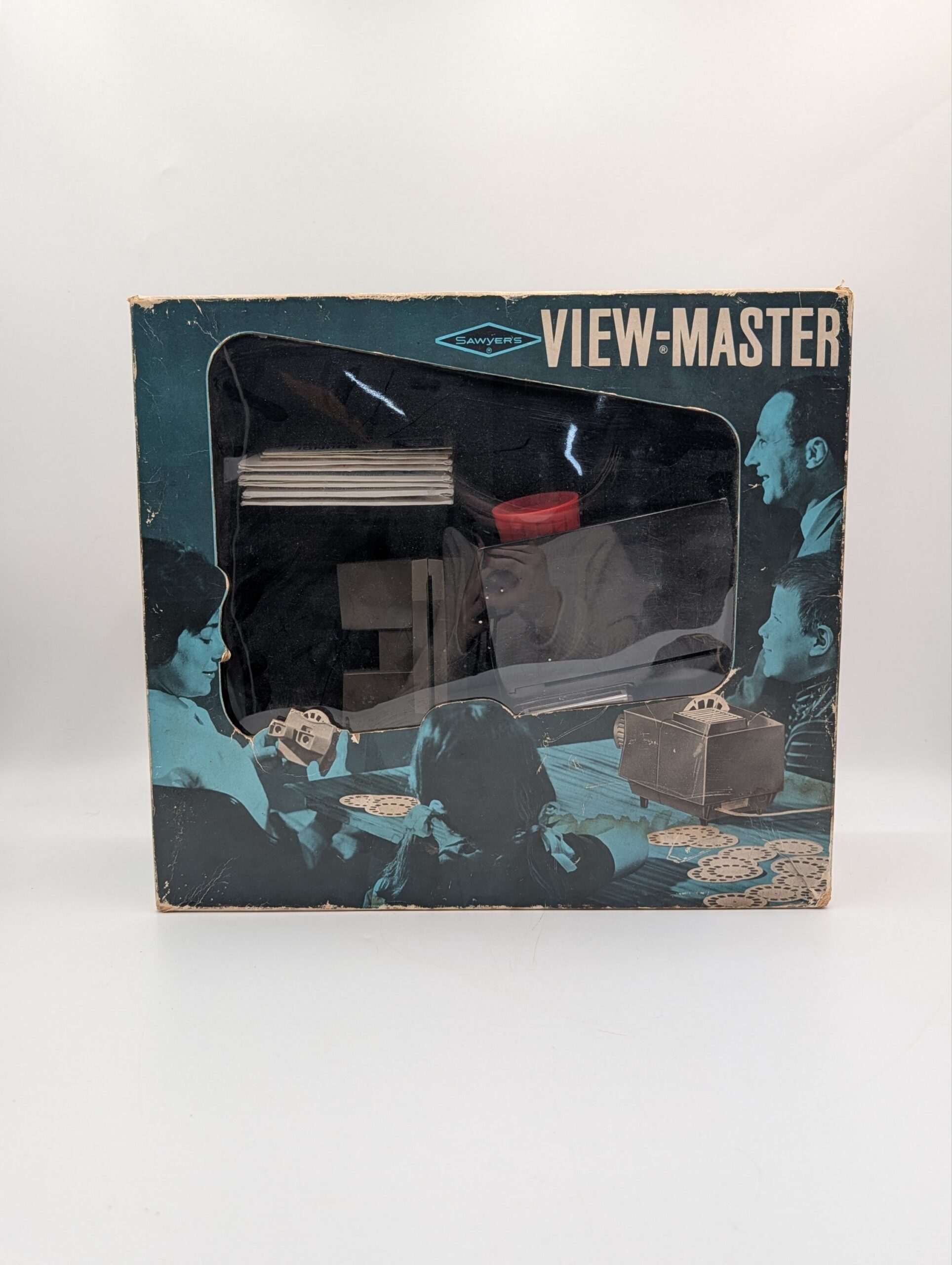 Vintage 1950s Sawyer’s View-Master Projector Set with Reels & Original Box - Image 3