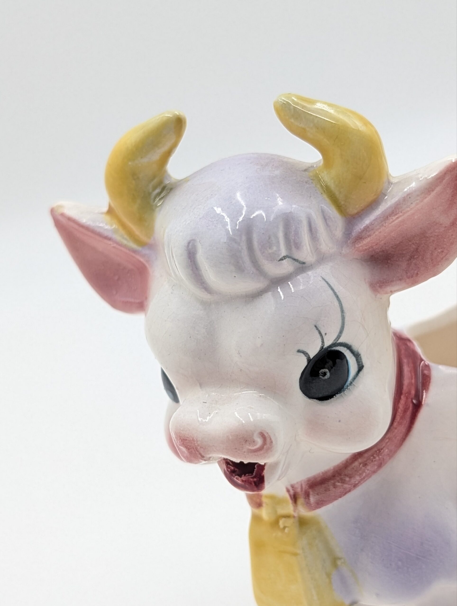 Vintage Kitsch Ceramic Cow Creamer Jug - Image 4