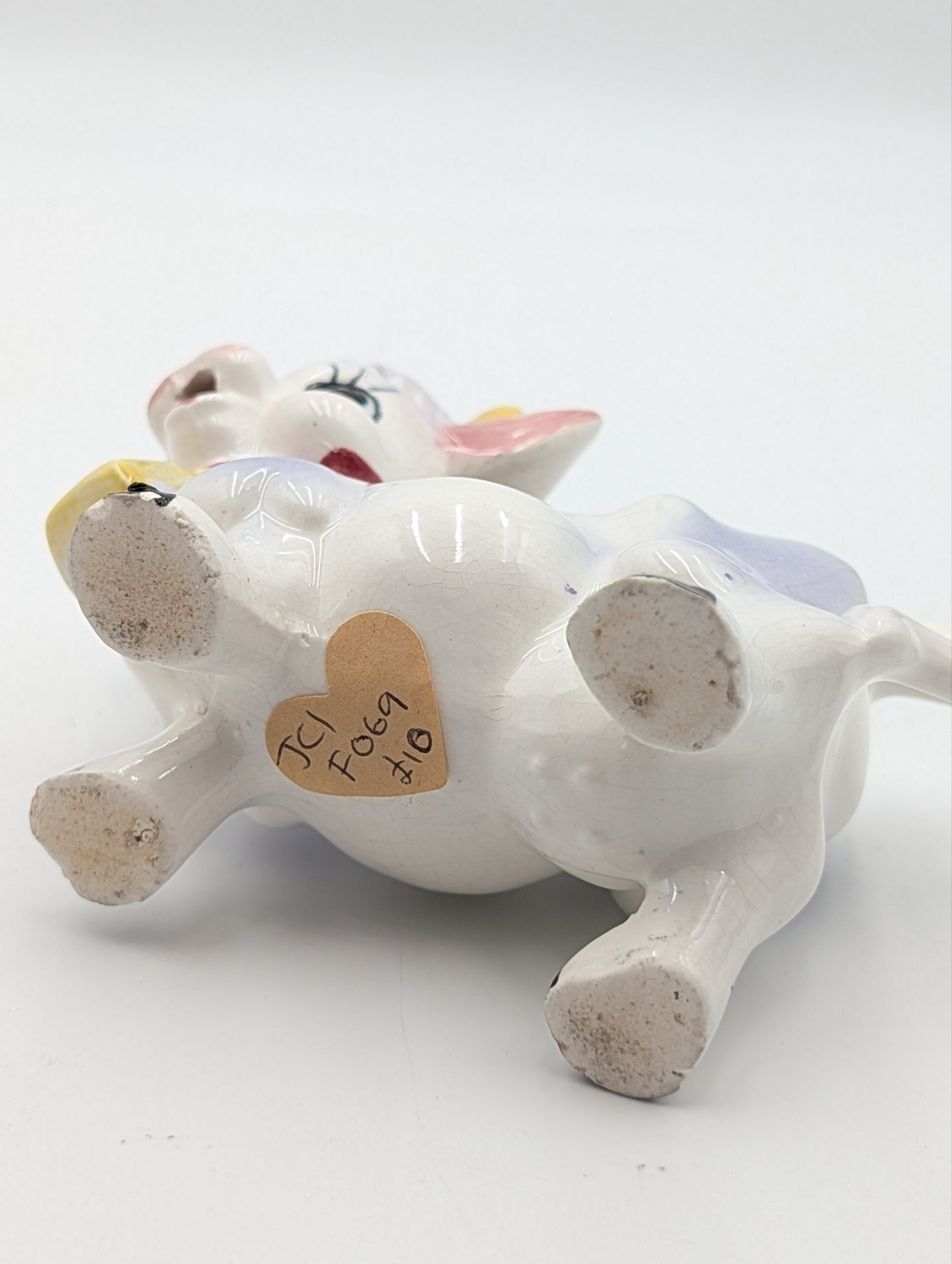 Vintage Kitsch Ceramic Cow Creamer Jug - Image 3