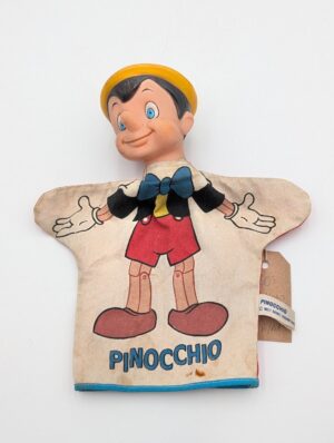 Vintage 1960s Walt Disney Pinocchio Hand Puppet – Made in Japan