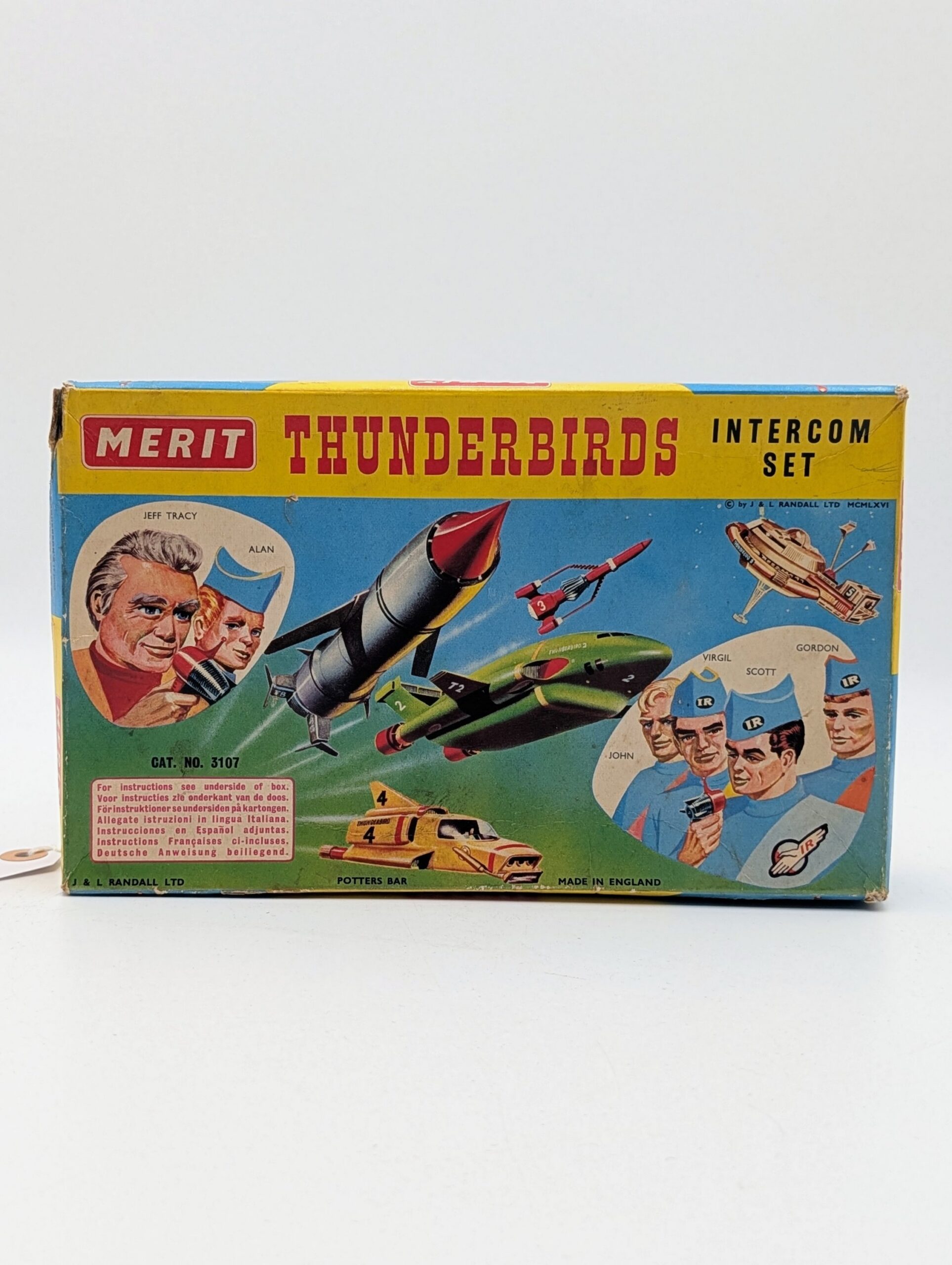 Vintage 1960s Merit Thunderbirds Intercom Set – Boxed J & L Randall