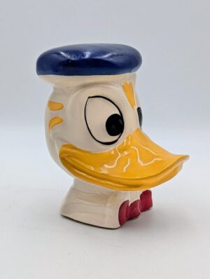 Vintage 1950s Donald Duck Ceramic Money Bank