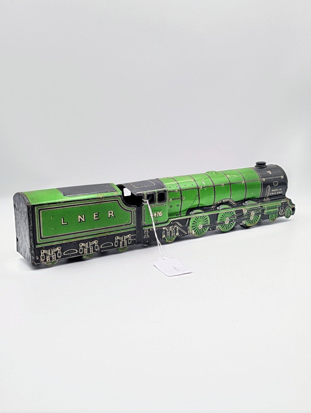 Vintage LNER Flying Scotsman No. 4476 Tinplate Clockwork Locomotive & Tender