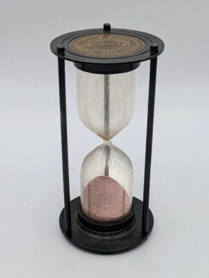 Retro Antique Style Kelvin & Hughes London 1917 Desk Sand Timer